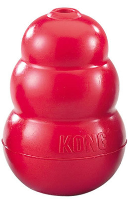 Kong Classic Rouge. Kong Classic orignal est un jouet irrésistible et solide en caoutchouc naturel.