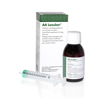 AA Laxulon NUOVO --- Supporta la naturale funzione intestinale di cani e gatti, in formato da 125 ml e 250 ml.