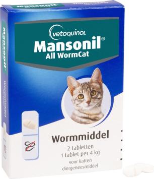 Vetoquinol Mansonil All Worm Gato.