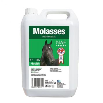 NAF Molasses 5Ltr.   Very tasty nutritional supplement for energy and general health.