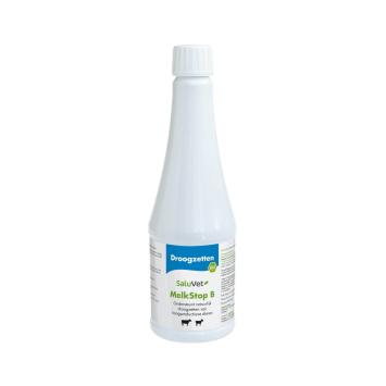 SaluVet Melkstop B. 500ml.    Natuurlijk en effectief droogzetten van koeien, schapen en geiten.