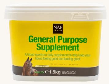 NAF General Purpose Supplement. --- Breitspektrum-Ergänzung für arbeitende, trächtige und ruhende Pferde