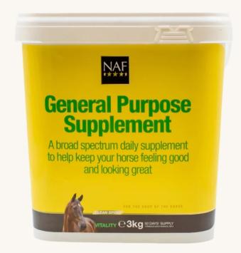 NAF General Purpose Supplement. --- Breitspektrum-Ergänzung für arbeitende, trächtige und ruhende Pferde