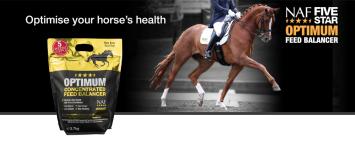 NAF Optimum Feed Balancer.   Geconcentreerde Balans Voeding verbetert de dagelijkse voeding van elk paard.