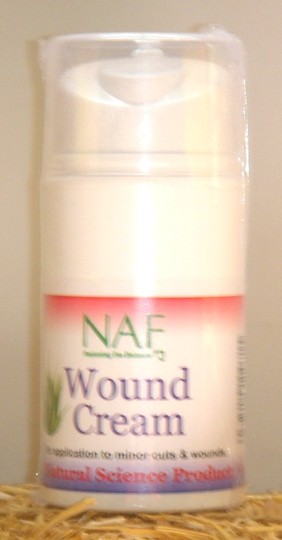 NAF Wond Creme 50ml. Natuurlijke zalf voor kleine (snij)wonden.