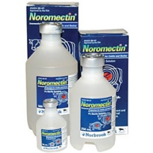 Noromectin Injection.   For the treatment of non-lactating cattle and pigs against internal and external parasites.