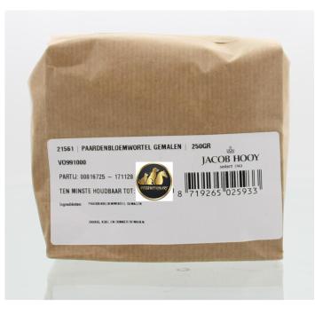 Jacob Hooy Raíz de Diente de León 250gr molida. --- Para la digestión y el mantenimiento de unas articulaciones flexibles.