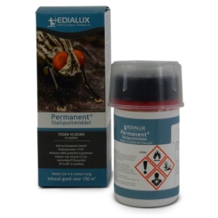 Permanent Spray Étable..   Une solution concentrée contre les mouches dans les étables d'élevage.