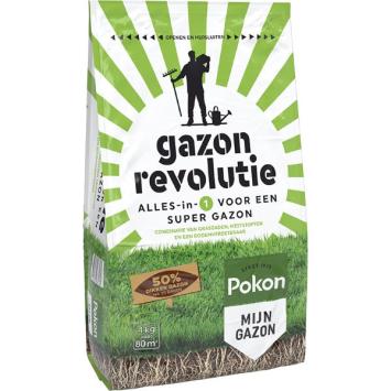 Pokon Lawn Revolution 4 kilos.    Todo en 1 para un césped estupendo.