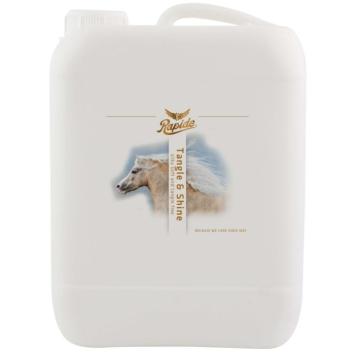 Rapide Tangle & Shine. --- Rimuove i grovigli dalla criniera e dalla coda del cavallo o del pony e dona lucentezza.