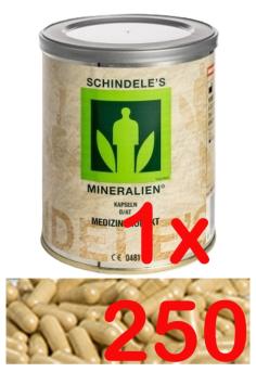 Schindele's Minerals CAPSULES. --- 100% natural, nature-composed, volcanic clay powder with trace elements and minerals.