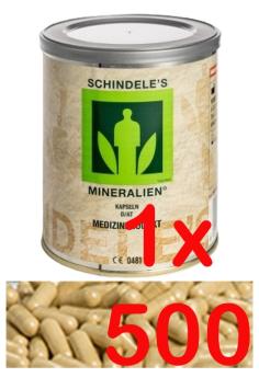 Schindele's Minerals CAPSULES. --- 100% natural, nature-composed, volcanic clay powder with trace elements and minerals.