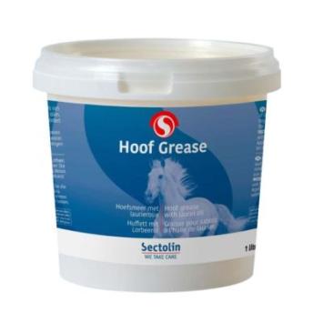 Sectolin Hoof Grease Hoefsmeer. -- Traditionele hoefsmeer met vaseline en laurier. in zwart, blank en groen.