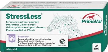 PrimeVal stressless pheromone gel Cheval 5ml. --- Pour les situations stressantes telles que le transport, les visites chez le vétérinaire et le maréchal-ferrant.