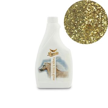 Rapide Tangle & Shine Glitters 500ml. --- Spray antigroviglio e lucidante con sottili glitter in oro o argento.