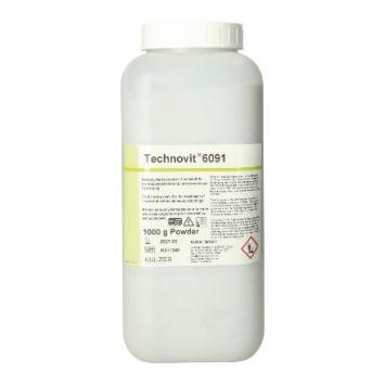 Technovit powder 1 kg. -- Fast-curing plastic for bonding claw blocks to the claws of cattle.
