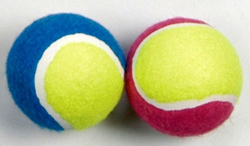 Tennis Bal 2 stück.  Die traditionelle Spielzeug für Hunde.