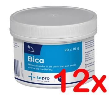 Topro Bica Bolus 20 x 15 Gramm. Speziell entwickelt für Kälber mit gestörtem Flüssigkeitshaushalt und Durchfall.