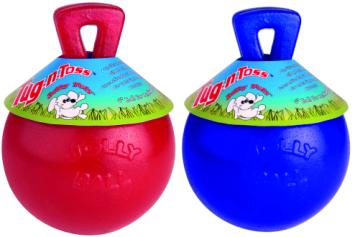 Tug-N-Toss Jolly Ball for dogs & small horses.