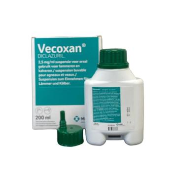 Vecoxan.   Para combatir y prevenir la coccidiosis en terneros y corderos.