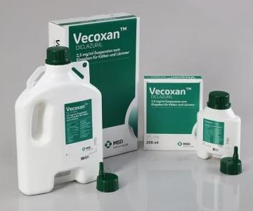 Vecoxan.   To combat and prevent coccidiosis in calves and lambs