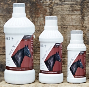 Verm-X LIQUIDE pour chevaux. Contrôle naturel des parasites internes.