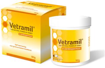 Vetramil Honey Products --- Pour le soin des plaies et de la peau chez les chiens, les chevaux et d'autres animaux.